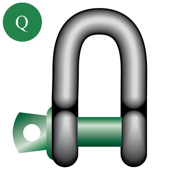 Alloy Dee Screw Pin Shackle