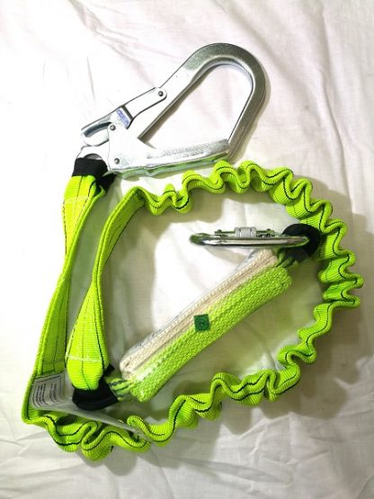 Shock Absorbing Lanyard - Expandable Webbing